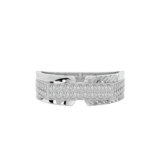 Robby Round Diamond Ring For Him